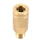 Forney Tru-Flate Style Coupler, 1/4 in x 1/4 in MNPT 75309 - alternate 2